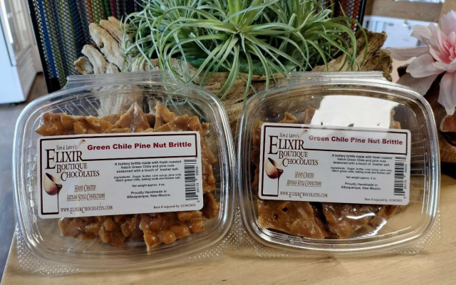 Green Chile Pine Nut Brittle