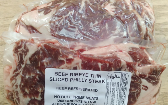 Beef Ribeye Thin Sliced Philly Steak
