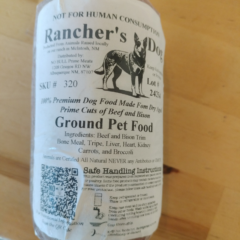 All Natural Raw Ground Dog Food