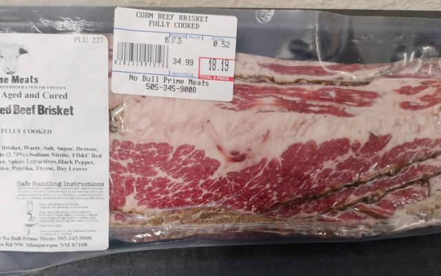 Sliced Corn Beef Brisket (Fully Cooked)