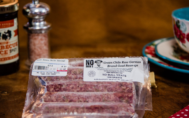 Green Chile Goat Sausage