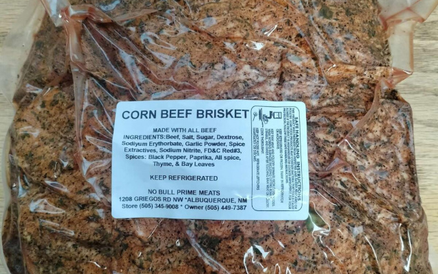 Corned Beef Brisket - 4lbs and up