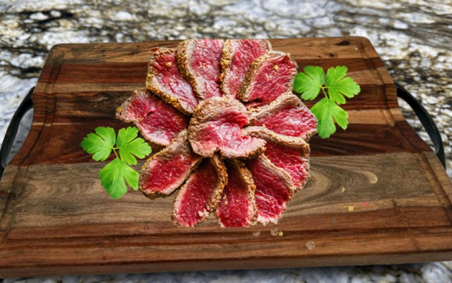Smoked Beef Tenderloin (Carpaccio Style)