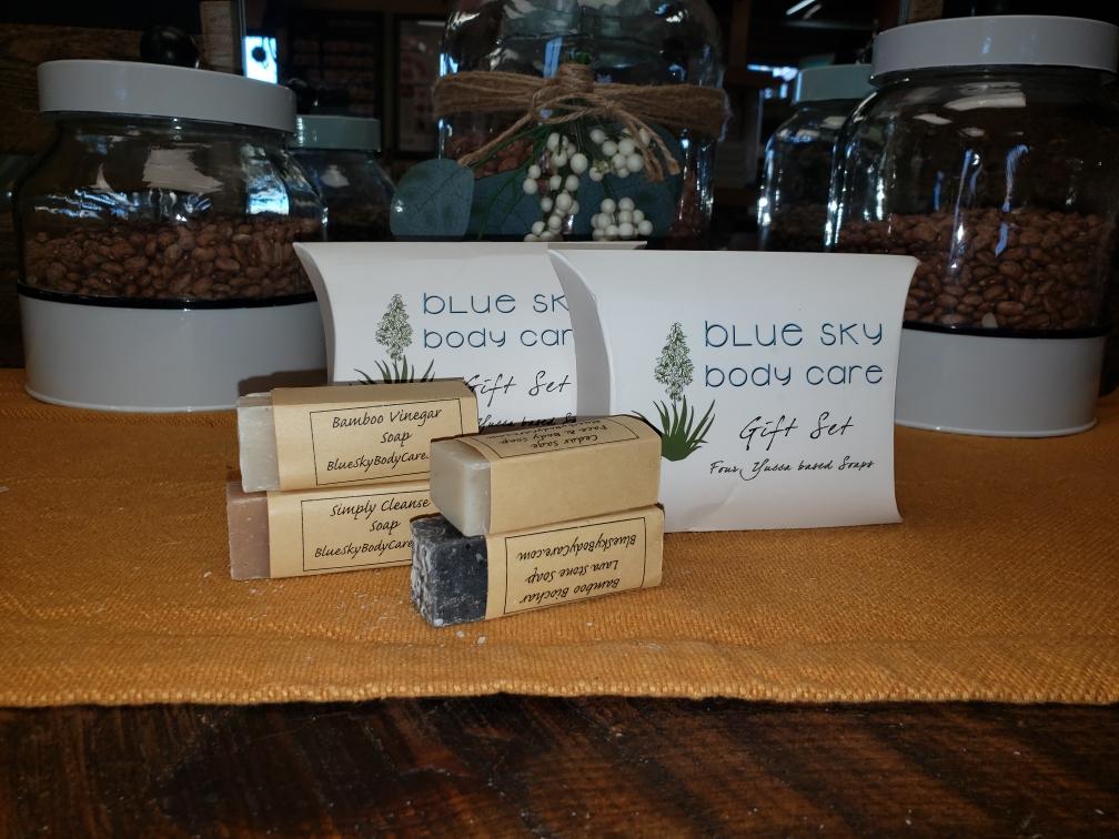 Gift Set - Simply Cleanse, Biochar Soap, Vinegar Soap, Biochar/Lava Soap
