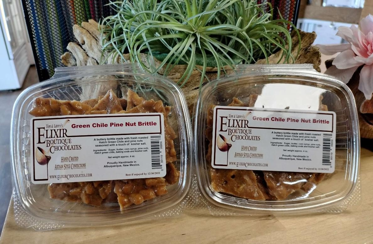 Green Chile Pine Nut Brittle