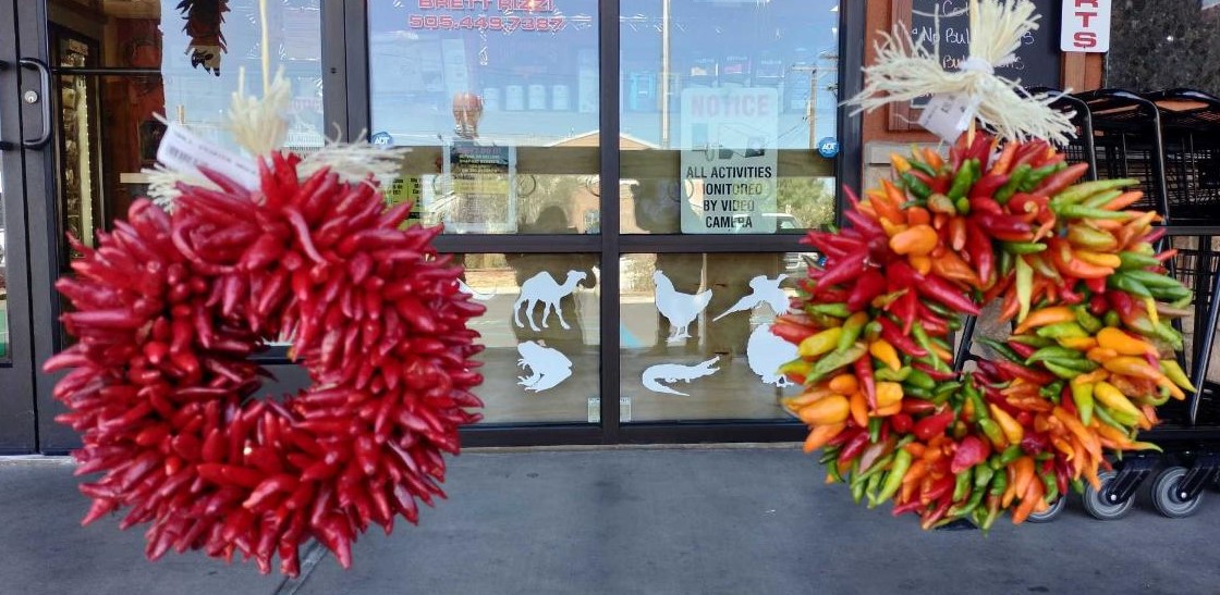 Small Chile Pequin Wreath - Red - Seasonal