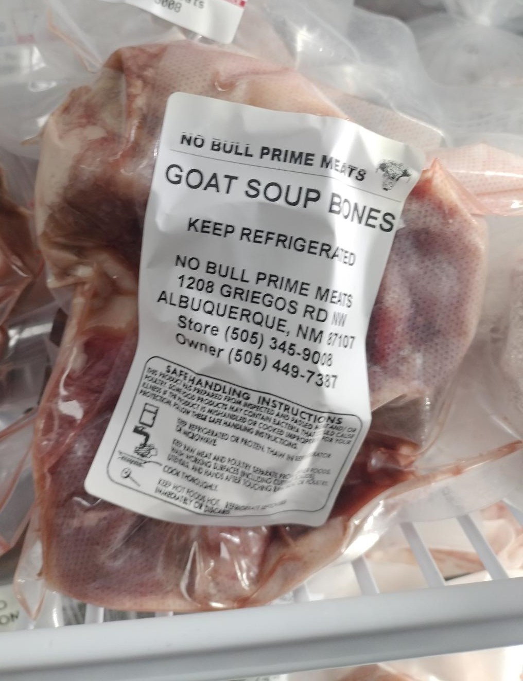 Goat Soup Bones