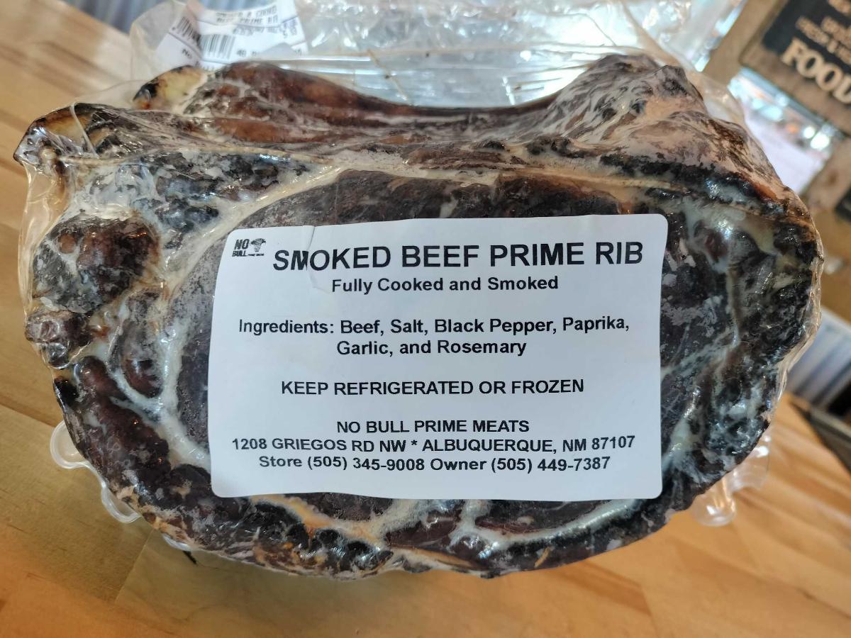 Beef Smoked Prime Rib (Fully Cooked & Smoked)