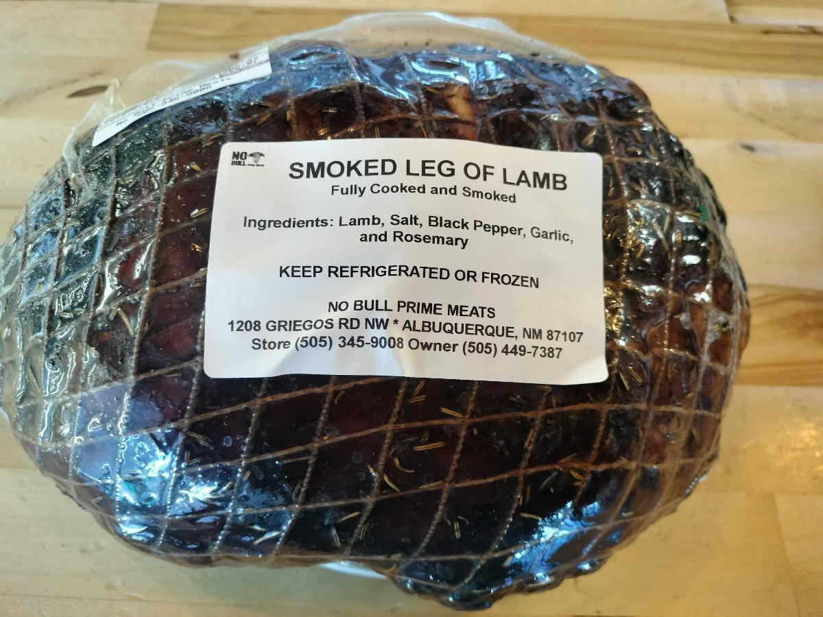 Smoked Boneless Lamb Leg (fully smoked & cooked)
