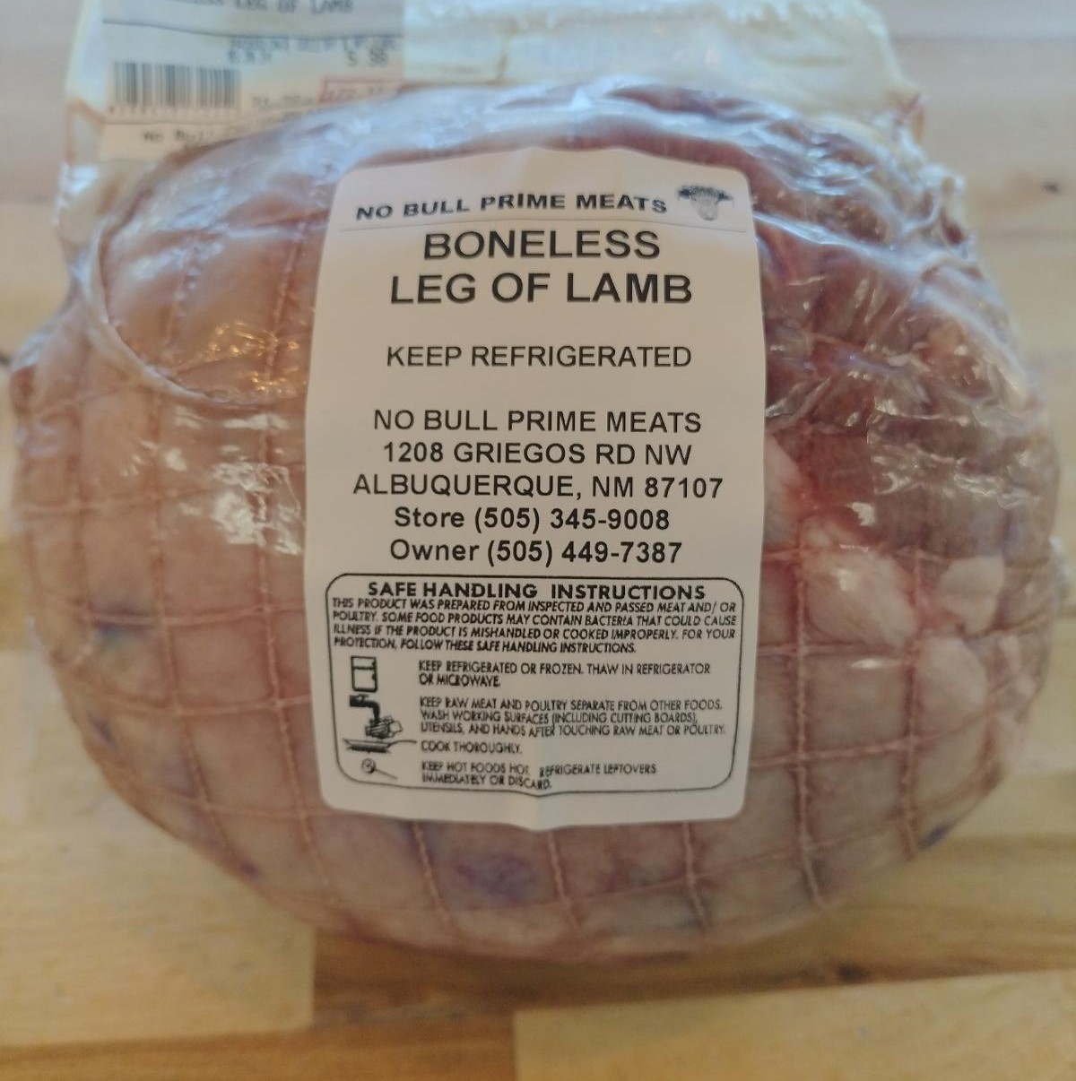 Boneless Lamb Leg (BRT)