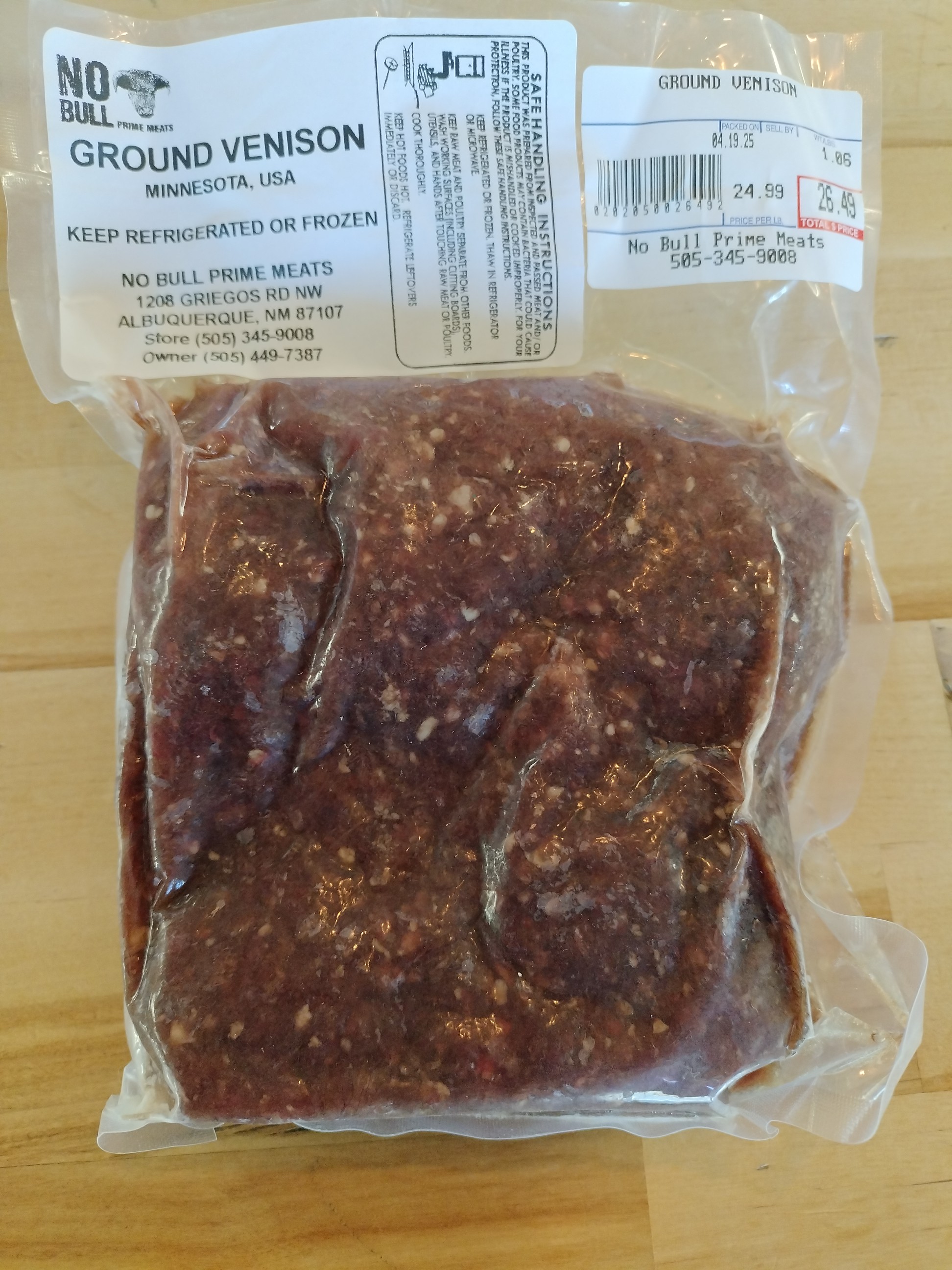 Ground Venison