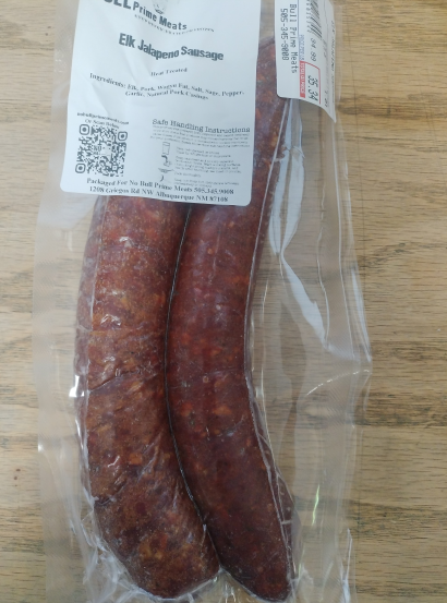 Elk Jalapeno Sausage