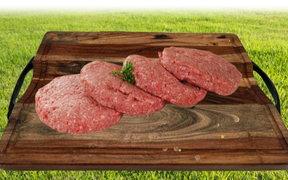 Grass-Fed Ground Beef Patties - 4 pack