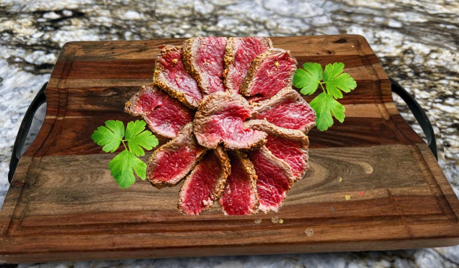 Smoked Beef Tenderloin (Carpaccio Style)