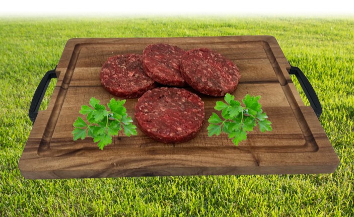 Grass-Fed Ground Beef Patties - 4 pack