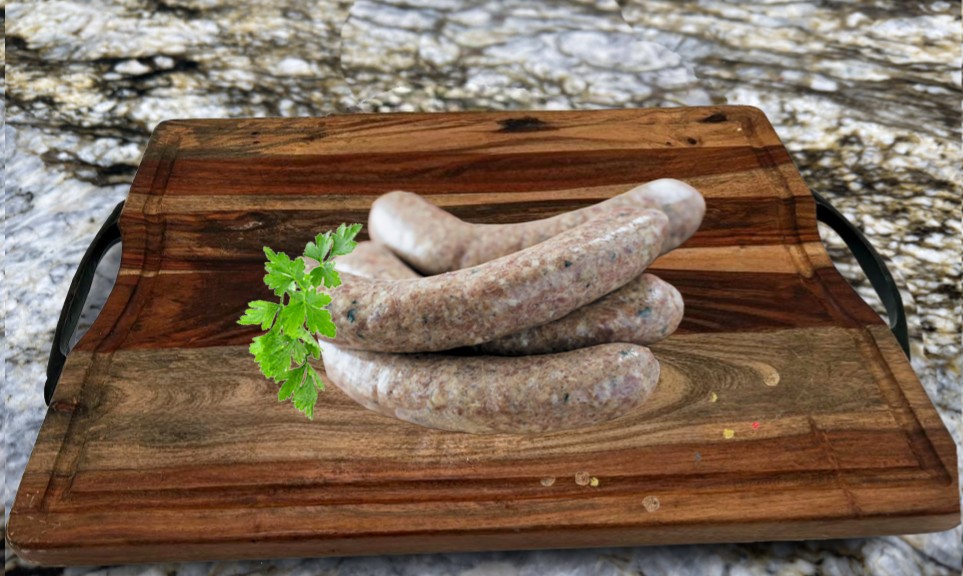 Green Chile Goat Sausage Links