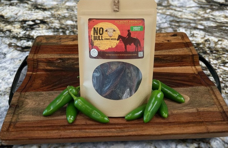 Dry Beef Jerky - Green Chile Flavor