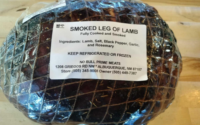 Smoked Boneless Lamb Leg (fully smoked & cooked)