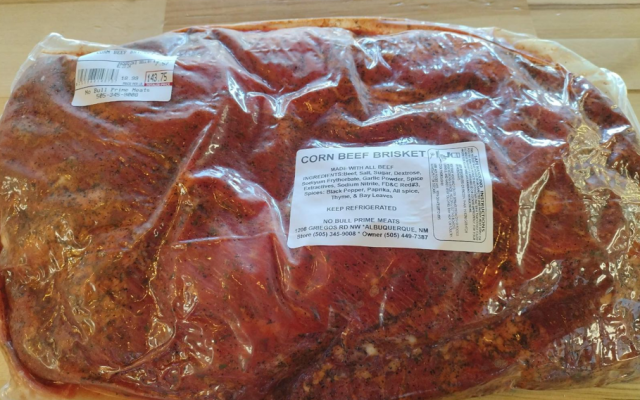 Corn Beef Brisket - 4lbs and up