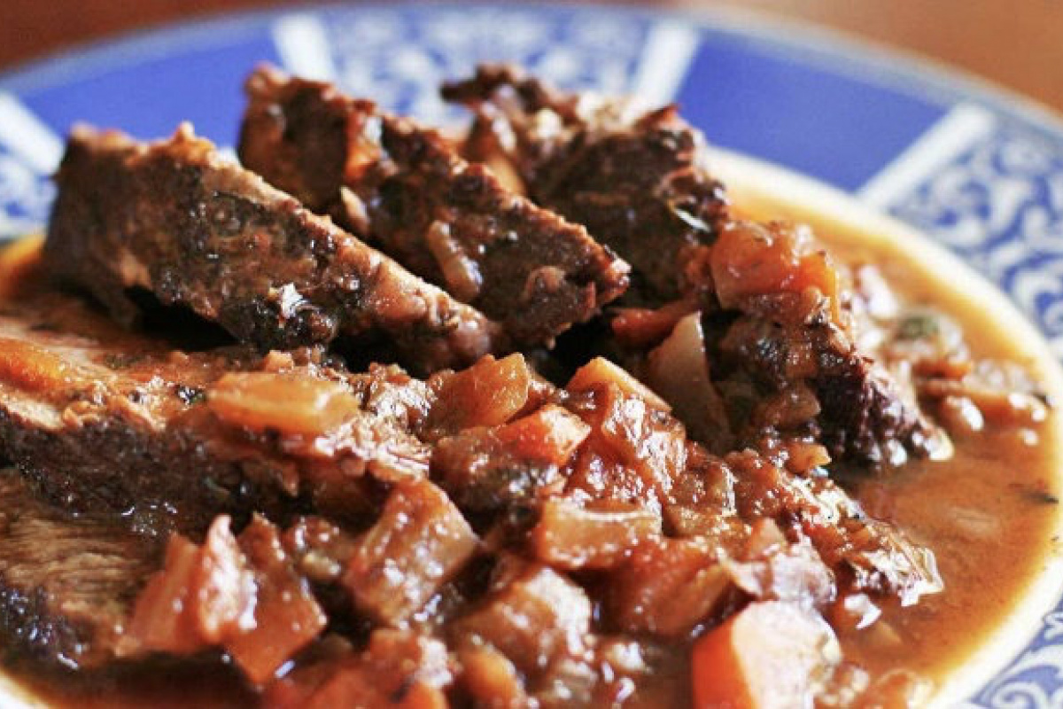 Buffalo Shoulder Roast w/Root Vegetables - Rancher's Recipe