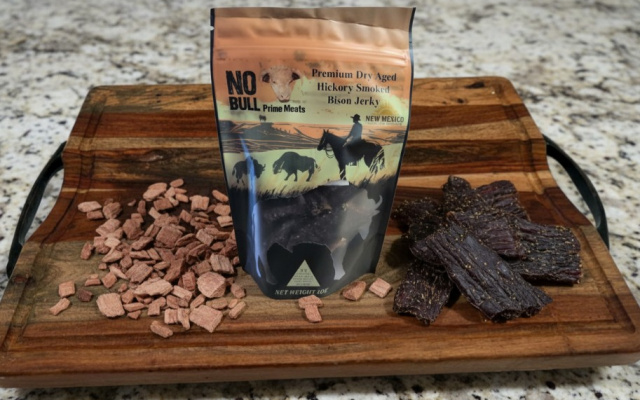 Dry Bison Jerky - Hickory Flavor