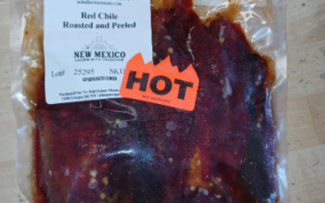 Hot Red Chile - Roasted Peeled and Cleaned