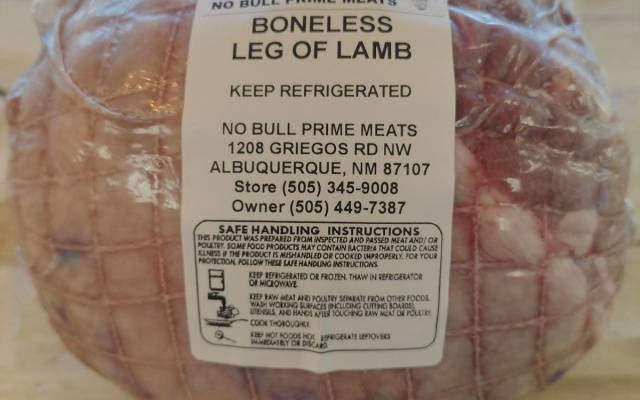 Boneless Lamb Leg (BRT)