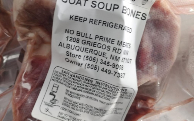 Goat Soup Bones
