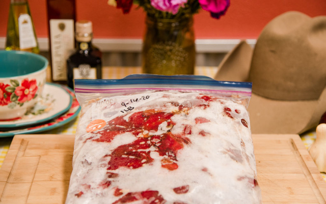 4lb Peeled/Roasted Red Chile
