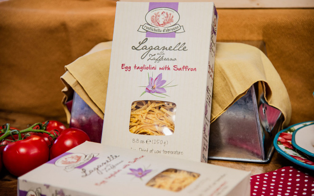 Egg Taglio w/Saffron