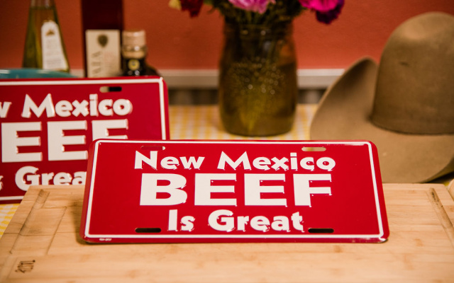 NM Beef License Plated